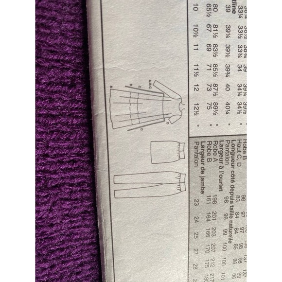 McCalls sewing pattern 9648 Maternity dress or top size 6 8 10 - Picture 6 of 6